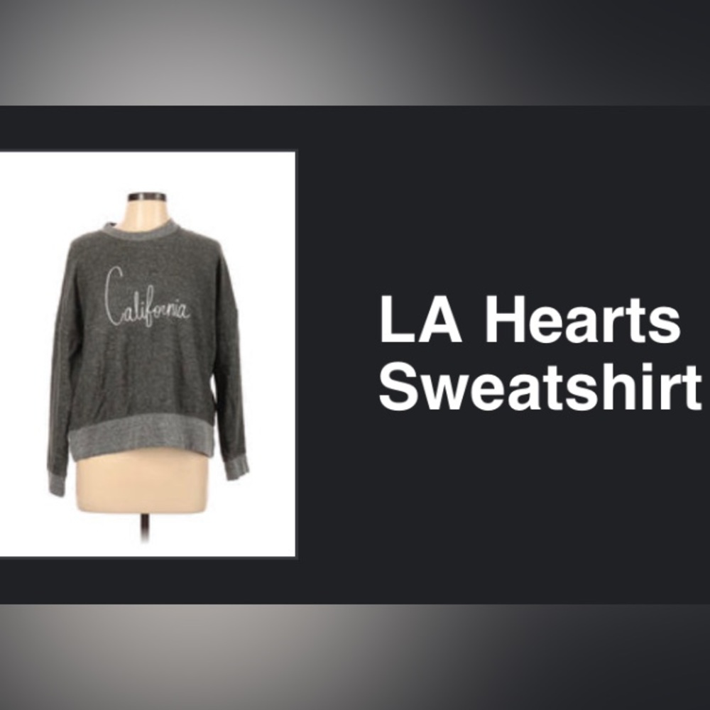 Pacsun LA Hearts sweatshirt size large